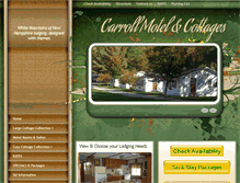 Tablet Screenshot of carrollmotelandcottages.com